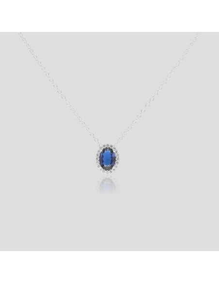 Conj. incorporado tipo Lady Di azul