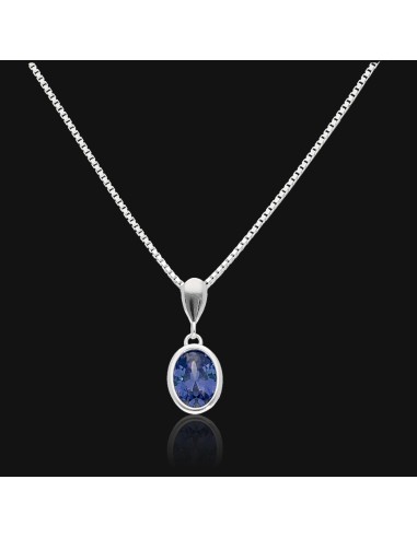 Conj. dije oval azul
