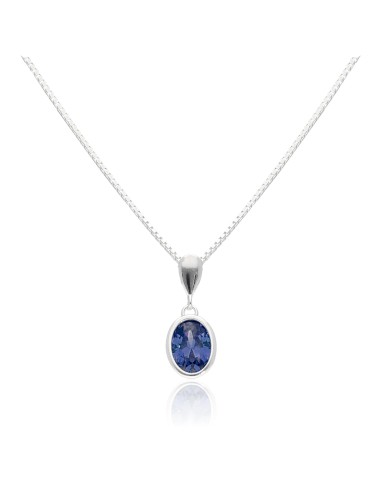 Conj. dije oval azul