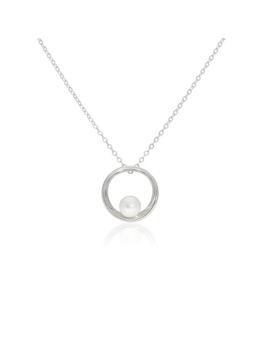 Collar minimalista c/perla cultivada...