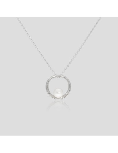 Collar minimalista c/perla cultivada...