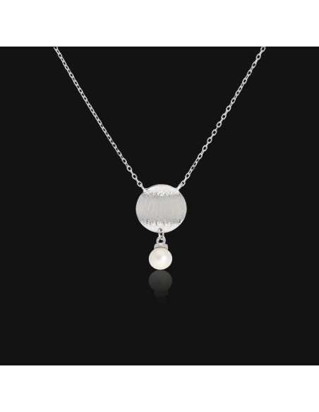 Conj. cdije minimalista c/perla cultivada 5-5.5 rodinada