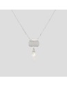 Conj. cdije minimalista c/perla cultivada 5-5.5 rodinada