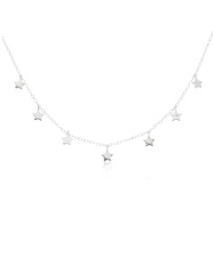 Conj. collar con estrellas...