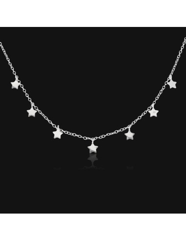Conj. collar con estrellas mini