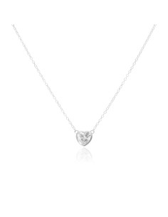 Collar dije corazon c/zc
