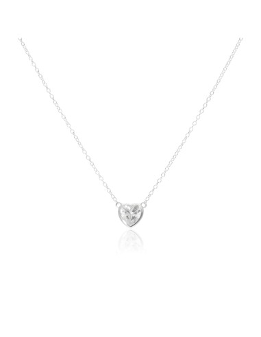 Collar dije corazon c/zc