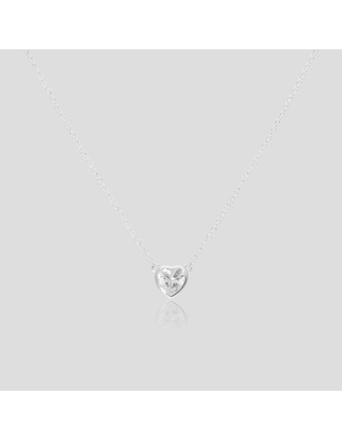 Collar dije corazon c/zc