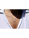 Collar dije corazon c/zc
