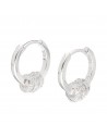 Tor. aros 11 mm de diametro inter. x 2 mm c/3 dijes c/piedras