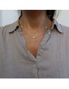 Collar perlas de cultivo de rio 5.5 mm zc eng/ing rodinado