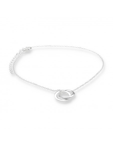Tobille con 2 aros pasantes