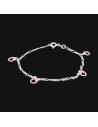 Pul. corazones rosados 16cm