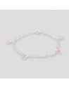Pul. corazones rosados 16cm