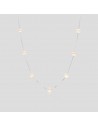 Collar perlas de cultivo de rio 6mm veneciana rodinado