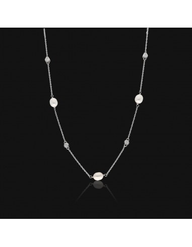 Collar c/5 perlas de cultivo de rio...