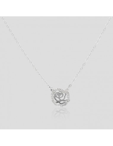 Collar c/dije incorporado flor