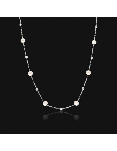 Collar corb. c/perlas de rio 5.5-6 mm...