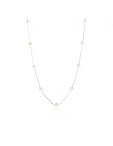 Collar perlas de cultivo de rio 5.5mm veneciana X 45 CM