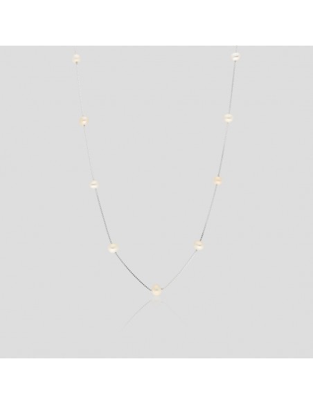 Collar perlas de cultivo de rio 5.5mm veneciana X 45 CM