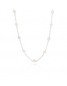 Collar c/11 perlas cultivo...