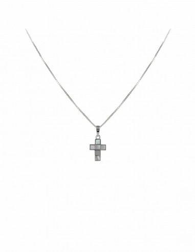 Conj. cruz c/nacar 17mm x 12mm