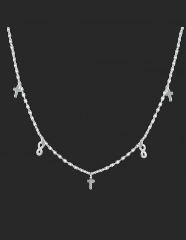 Garg.con infinit y cruces mini