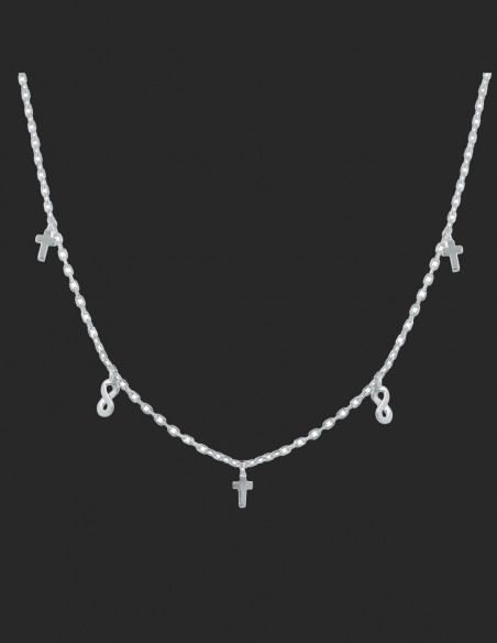 Garg.con infinit y cruces mini
