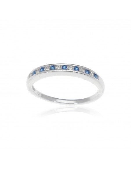 An. fino 1/2 sinfin azul y blanco