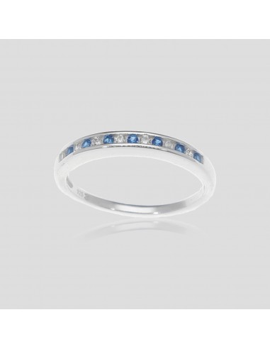 An. fino 1/2 sinfin azul y blanco