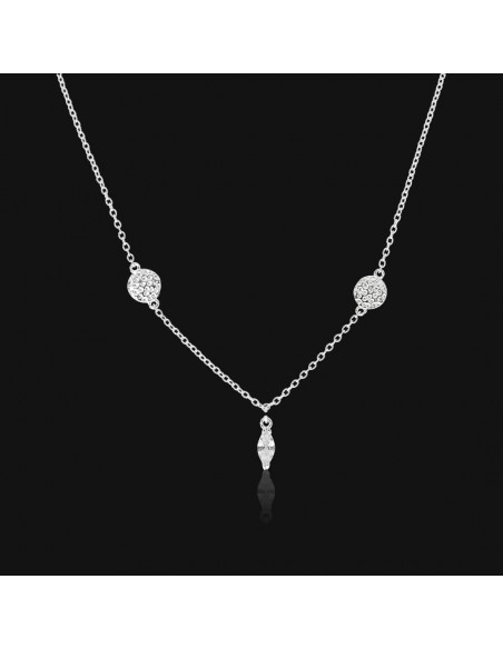 Conj. collar 1 piedra semilla y 2 chapi