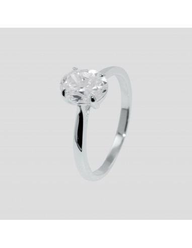 An. solitario con piedra oval grande