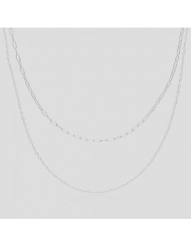 Cad. 2 largos  y 2 eslabones x 46cm y...
