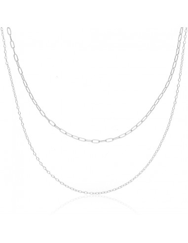 Cad. 2 largos  y 2 eslabones x 46cm y...