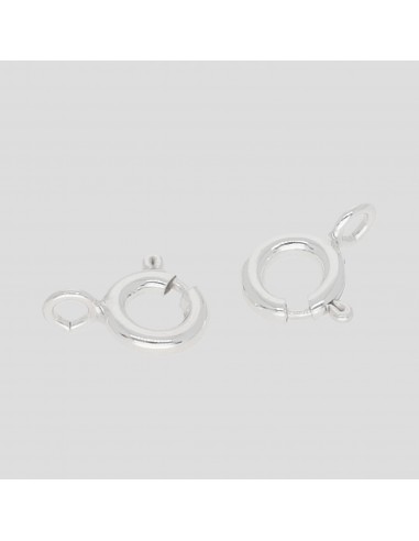 Argollas Nº1 Ag  6mm x 6mm (12 pcs)
