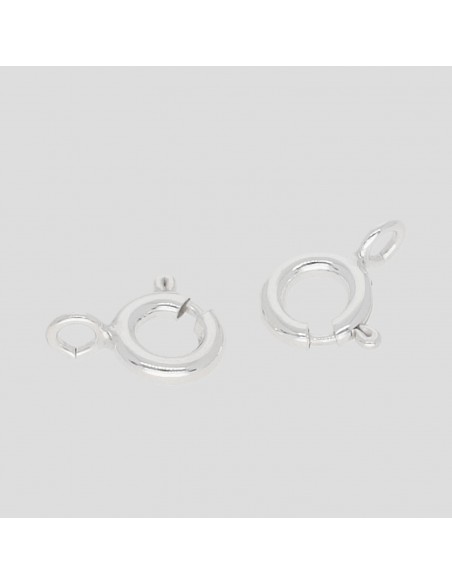 Argollas Nº1 Ag  6mm x 6mm (12 pcs)
