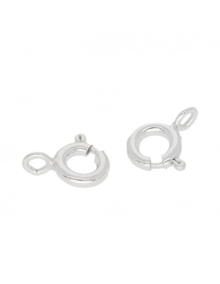 Argollas Nº1 Ag  6mm x 6mm (12 pcs)