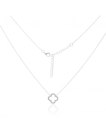 Conj .c/flor c/piedras 42 cm + 5 cm exte