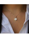 Conj.c/nacar redondo de 13 mm