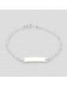 Pul.identidad cartier c/chapa de 3 cm largo  19 cm llargo pulsera