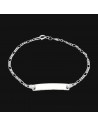 Pul.identidad cartier c/chapa de 3 cm largo  19 cm llargo pulsera