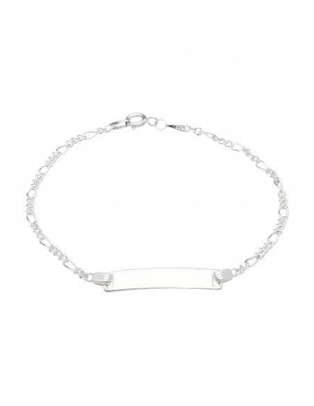 Pul.identidad cartier c/chapa de 3 cm largo  19 cm llargo pulsera