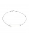 Pul.identidad cartier c/chapa de 3 cm largo  19 cm llargo pulsera
