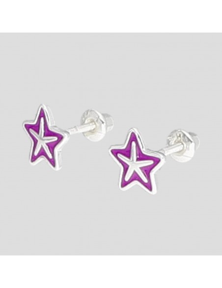 Tor.estrella c/esmalte lila