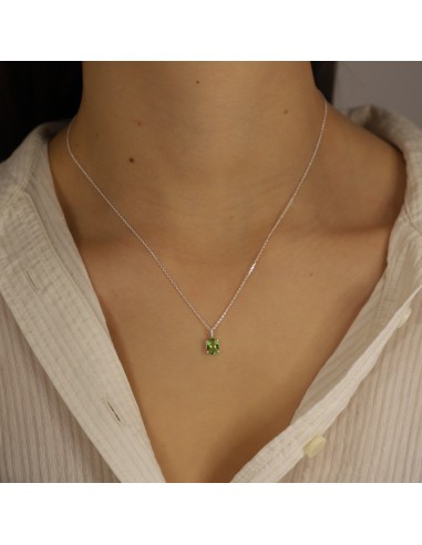 Con.peridoto de 6mm x 8mm engarse 4...