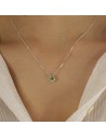 Con.punto de luz de 6 mm PERIDOTO ,largo total 42+5 cm