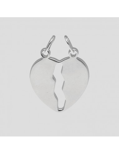 Dije corazon para partir 18 mm x 18...