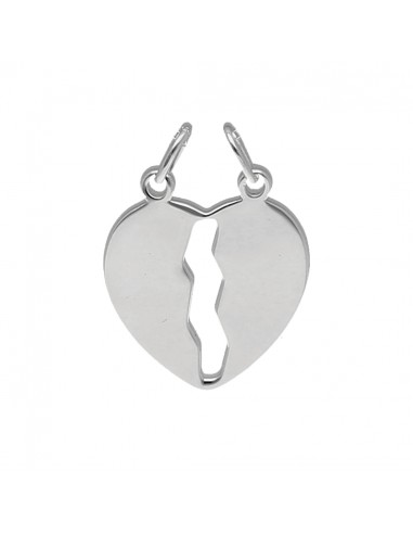 Dije corazon para partir 18 mm x 18...