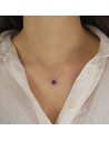 Con.c/amatista de 12 x 13 mm largo total 43+5