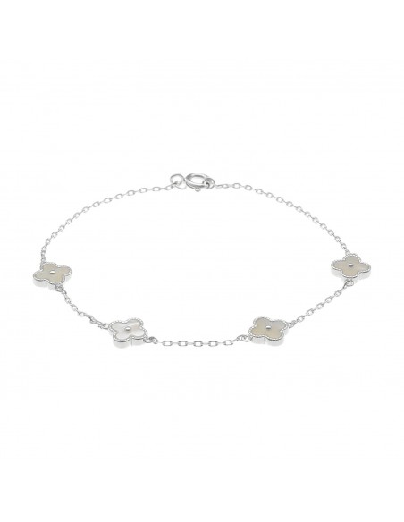 Pul.tipo Van Cleef de 4 c/nacar 19 cm largo total